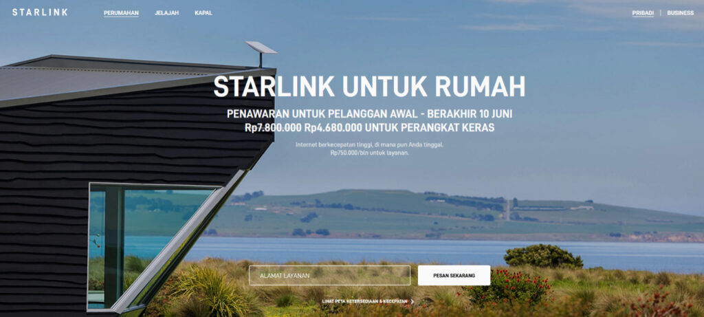 Jasa Pembelian & Pembayaran Paket Internet Starlink Termurah